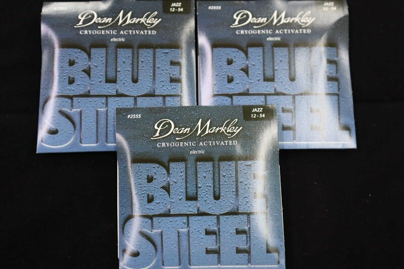 在庫処分セール　新品3SET　Dean Markley BLUE STEEL JAZZ 12-54 DM2555 国内正規品