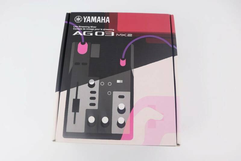 ヤマハ　YAMAHA　ライブストリーミング　ミキサー AG03　MK2　ブラック　未使用　未開封品