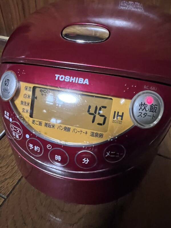 東芝 TOSHIBA IH炊飯ジャー 0.63L RC-6XJ