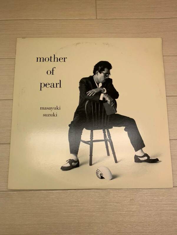★LP盤★ 鈴木雅之 mother of pearl ライナー付き レコード ジャンク品 28・3H-207