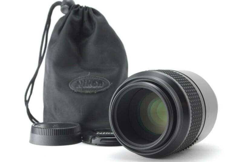 【美品】 Nikon AF Nikkor 105mm f/2.8 D Macro Lens ニコン オートフォーカス マクロ レンズ 一眼レフ ケース付き #1267