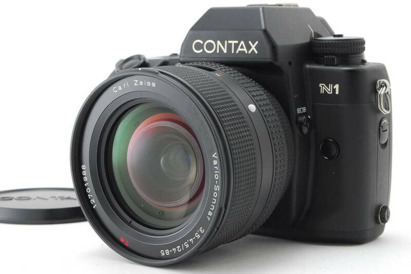 【美品】 Contax N1 35mm SLR Film Camera + Vario Sonnar 24-85mm f/3.5-4.5 コンタックス フィルムカメラ #1286