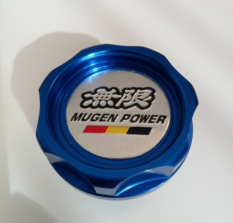 新品 無限 オイルフィラーキャップ ブルー　青 MUGEN オイルキャップ ムゲン ホンダ HONDA フィラーキャップ　オイル