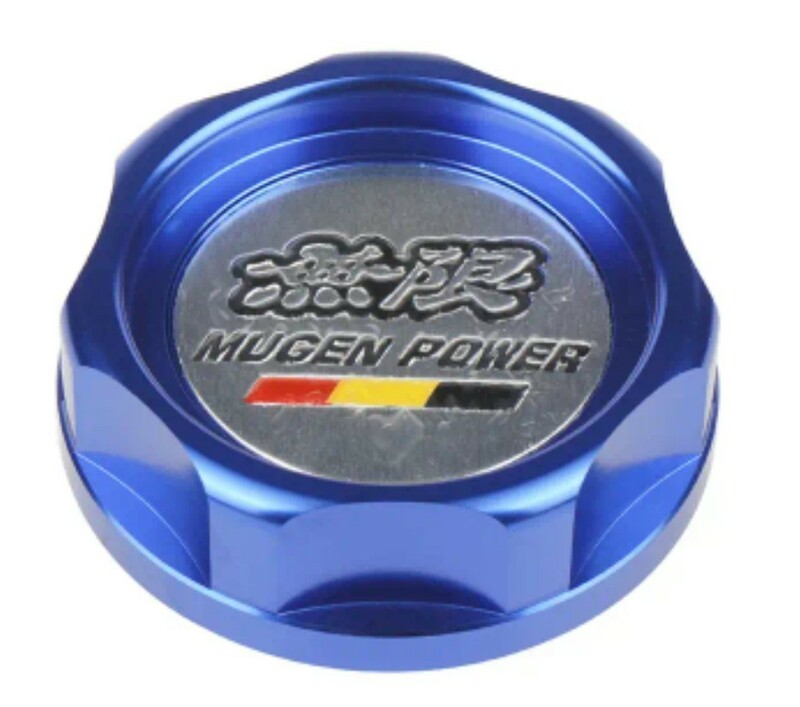 新品 無限 オイルフィラーキャップ ブルー　青 MUGEN オイルキャップ ムゲン ホンダ HONDA フィラーキャップ　オイル　キャップ