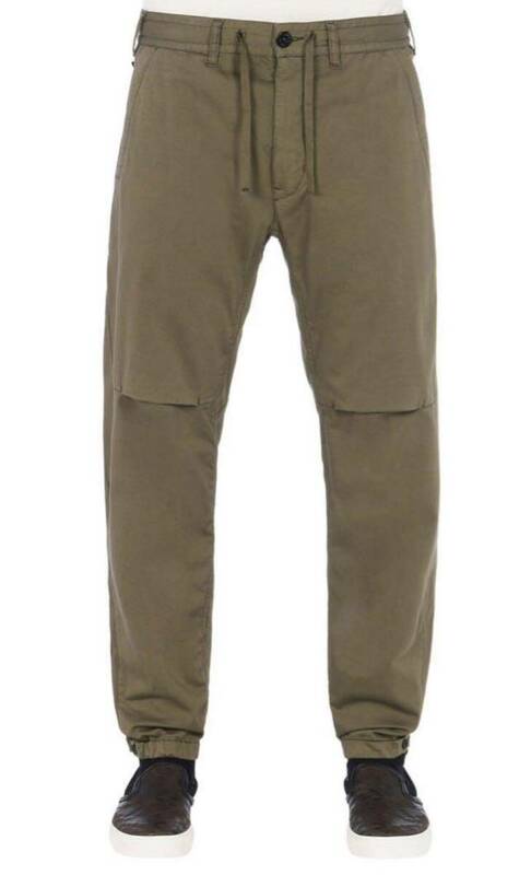 STONE ISLAND SHADOW PROJECT LEISURE PANTS (STRETCH COTTON WOOL SATIN