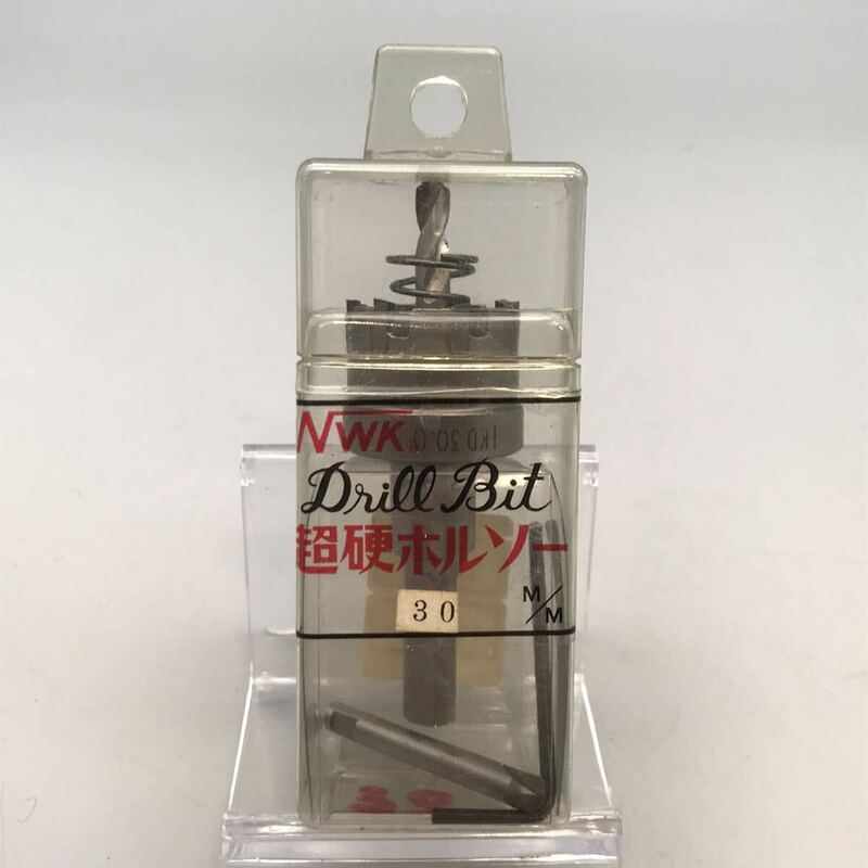 【未使用】NWK Drill Bit ドリル 超硬ホルソー 穴あけ パーツ 工具 30mm 電動工具 DIY 電気 振動 回転用 ナニワ建設 おすすめ