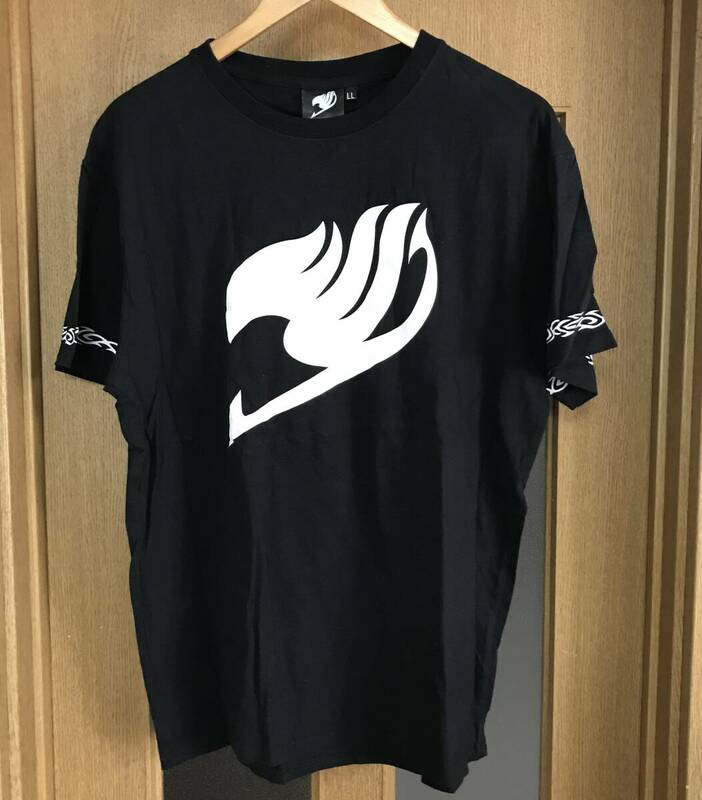 新品　タグ付き　フェアリーテイル　半袖　Tシャツ　メンズLL　黒色　綿100％