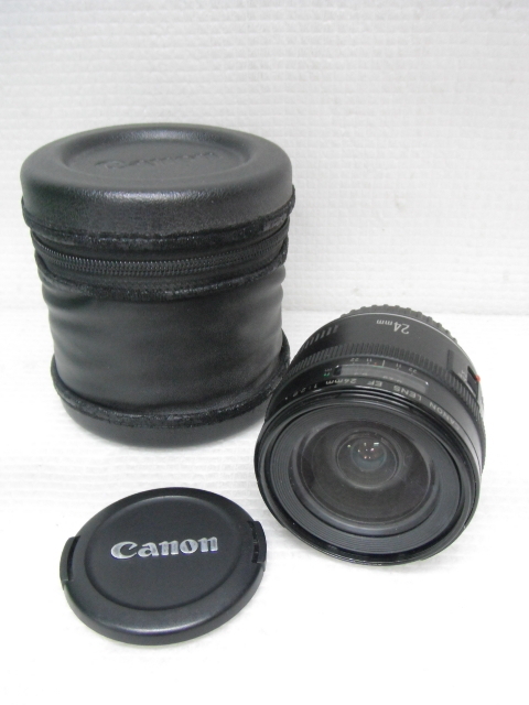 CANON キヤノン カメラレンズ LENS EF 24mm 1:2.8 B6-A