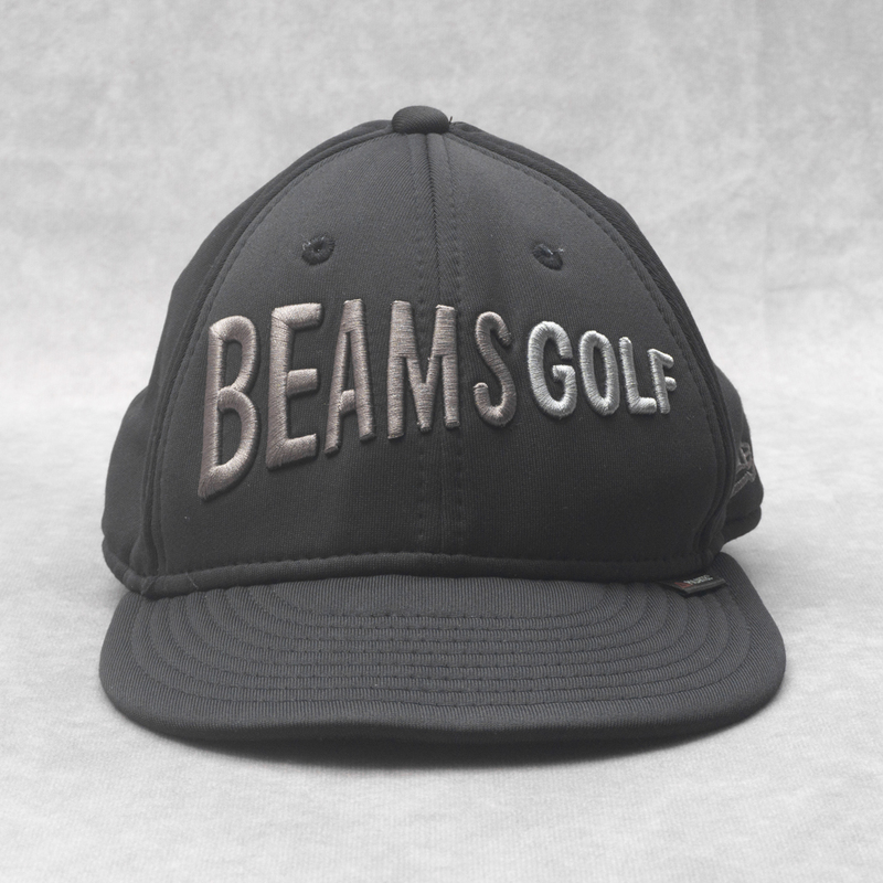 BEAMS GOLF × NEWERA キャップ FREEサイズ ブラック POLARTEC 刺繍 ビームスゴルフ ニューエラ 帽子 男女兼用 管理13