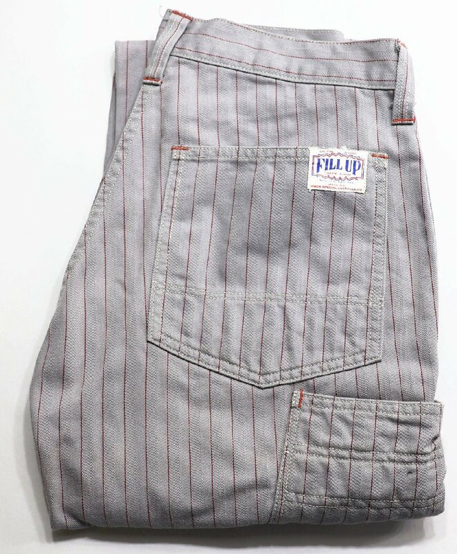 Freewheelers (フリーホイーラーズ) SERVICEMAN TROUSERS / サービスマントラウザー #1122018 美品 GRAY × RED LINE w30 / ワークパンツ