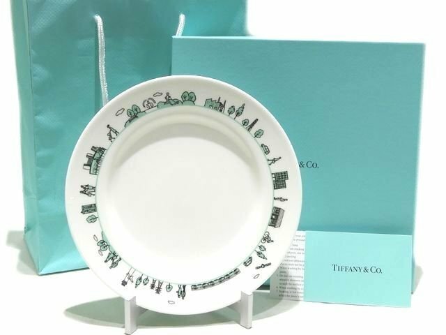 未使用　保管品　TIFFANY&Co ティファニー 　三菱電機100周年記念 　アニバーサリープレート　飾皿