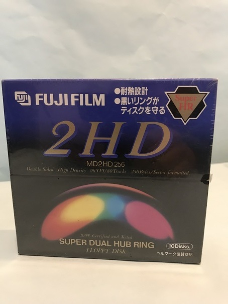 送料無料、富士フィルム製、５．２５サイズ2ＨＤ、フロッピーディスク、１０枚セット、未開封、未使用品