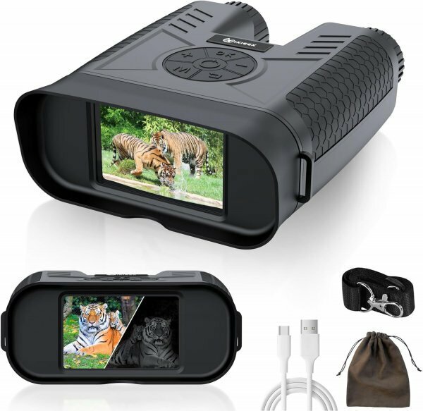 暗視スコープ オートフォーカスナイトビジョンゴーグル 充電式 デジタルナイトビジョン 暗視ゴーグル 双眼鏡 成人用 狩猟＆監視用