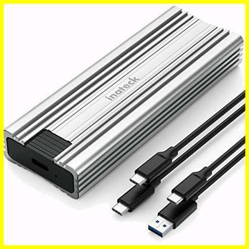新品 ★darkgray★ M.2 NVMe SATA SSD外付けケース ハードドライブエンクロージャー USB3.2 Gen2接続 10Gbps高速データ転送