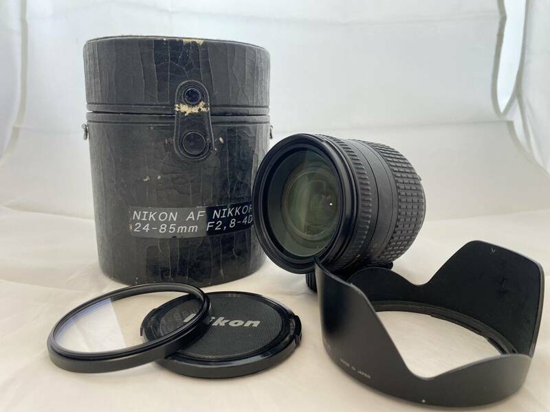 ◆動作品◆ Nikon ニコン Ai AF Zoom-Nikkor 24-85mm F2.8-4D IFカメラレンズ 標準 ズーム　付属品多数 ♯2403261