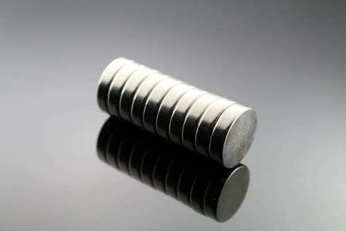 直径 20mm × 厚み 5mm 10個セット 世界最強 マグネット ネオジウム ネオジム 磁石