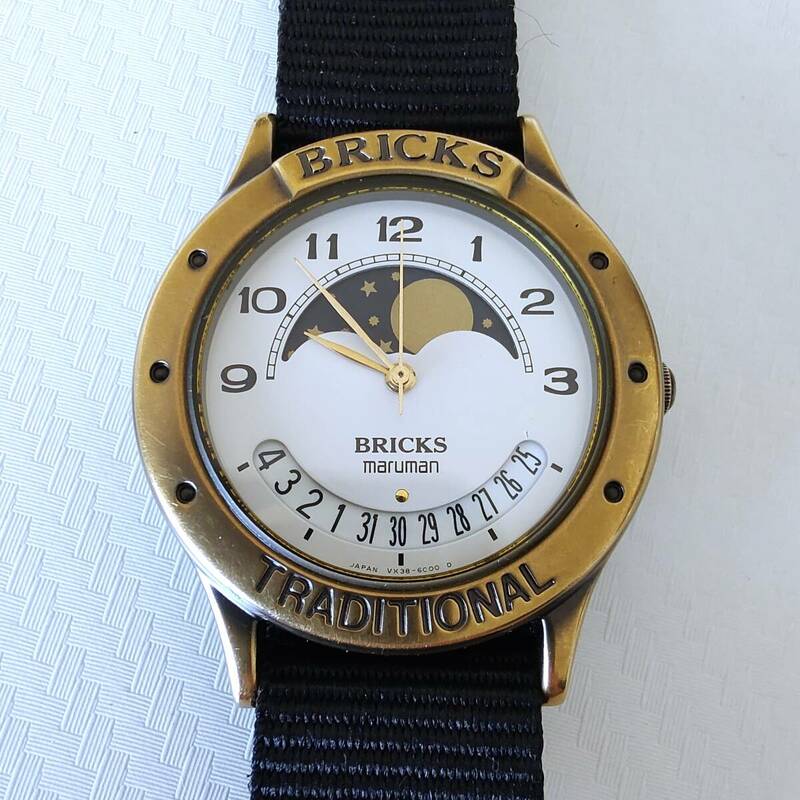 ◆maruman　BRICKS　クオーツ腕時計　[MW563]　(VX38-6C00)
