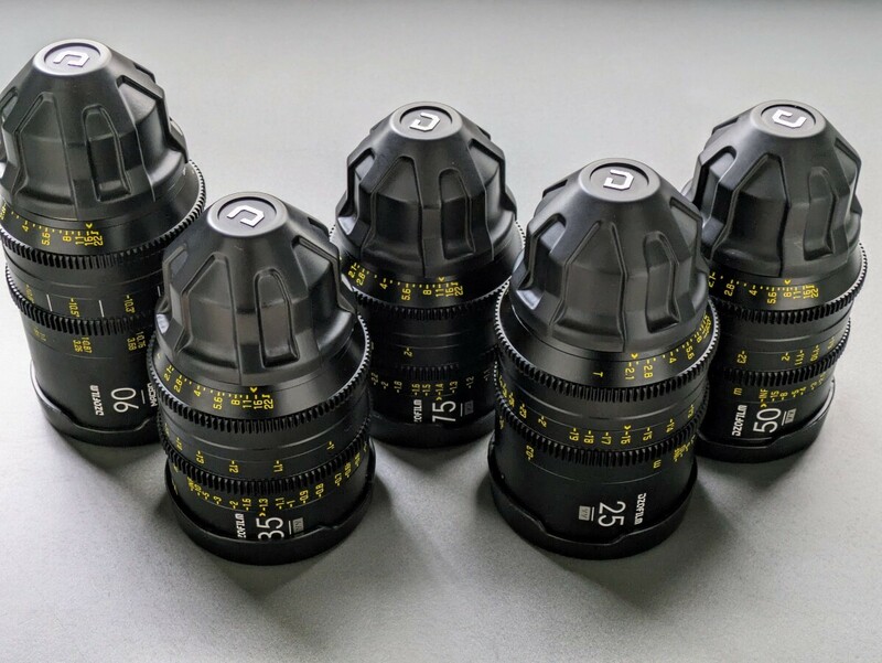 【DZOFILM Vespid Prime Lens 25mm - 90mm 5本 set PLマウント】DZO FILM シネレンズ シネマレンズ フルフレーム対応 フルサイズ CINE