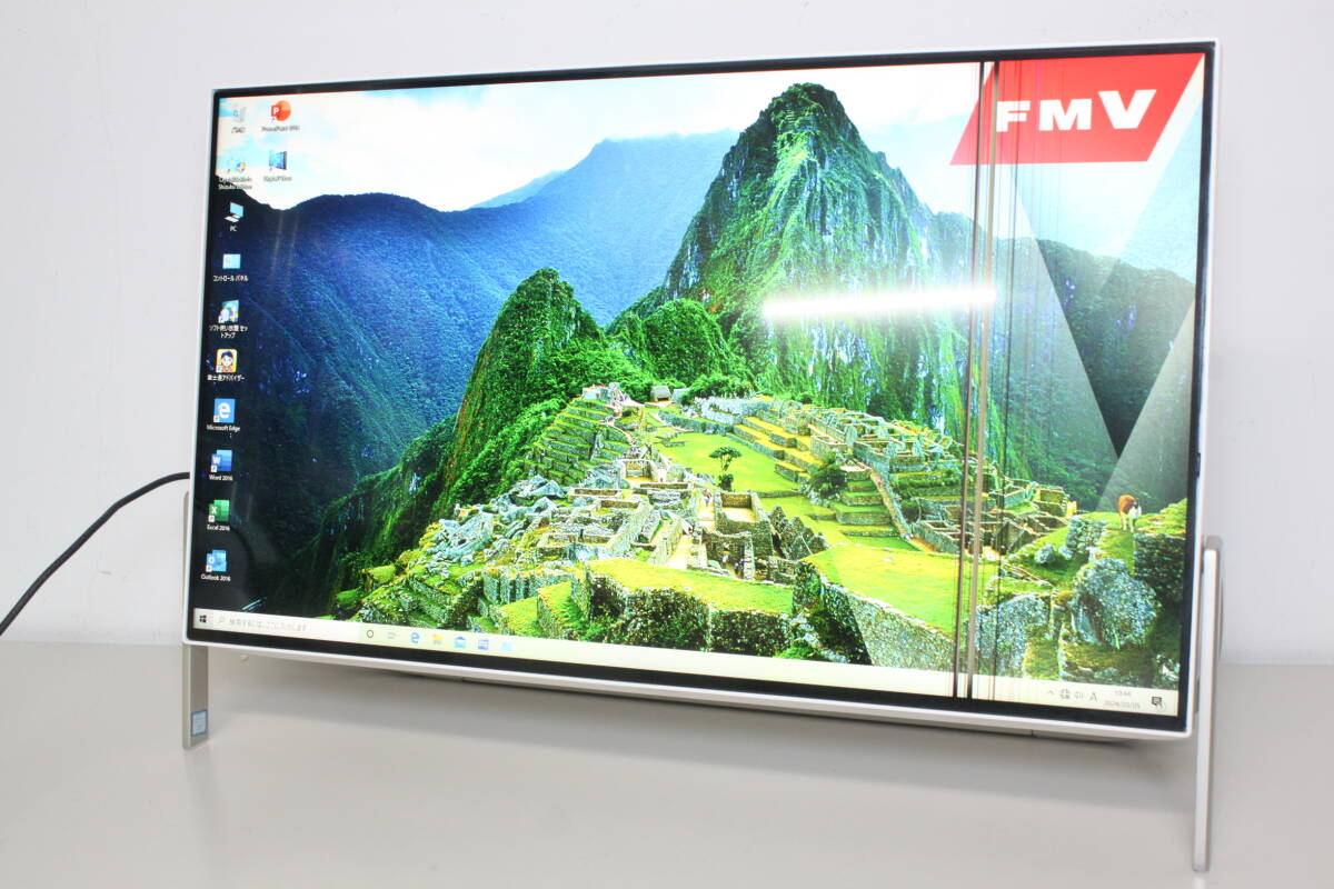 【ジャンク品】富士通/一体型デスクトップPC/FMVF77B1W/Win10/Intel Core i7-7700HQ/HDD1TB/メモリ4GB/2017年モデル ⑤