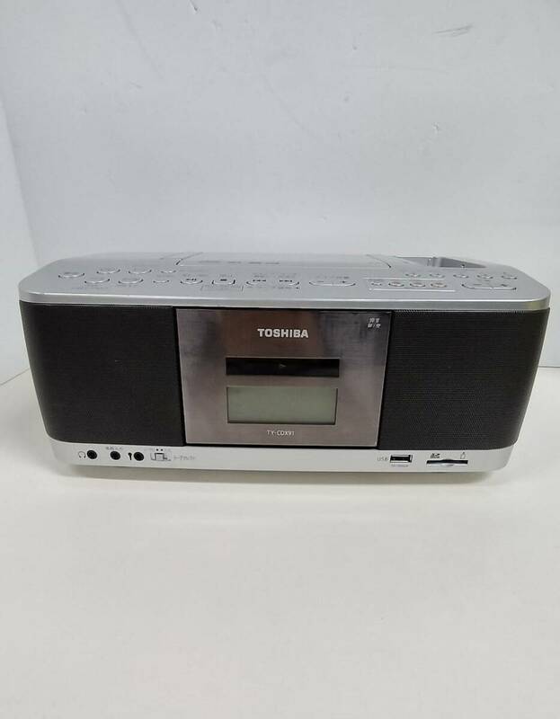 TOSHIBA SD/USB/CD/ラジオカセットレコーダー TY-CDX91 (2022年製)