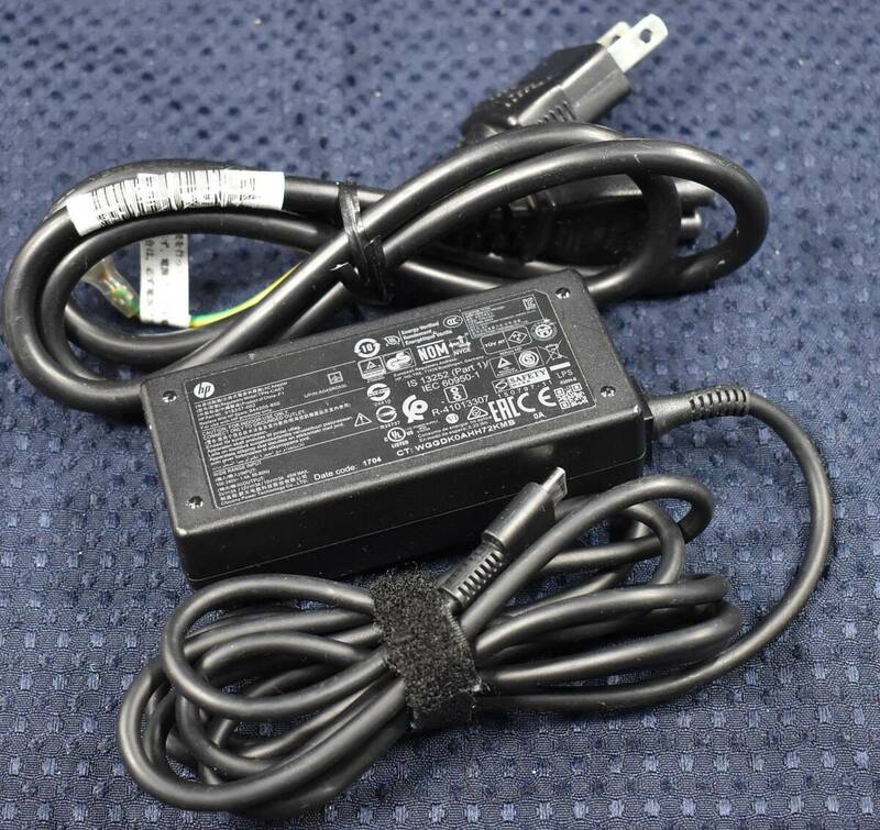 HP TPN-CA01/TPN-DA01 USB Type-C 45W 15V-3A 12V-3A 5V-2A ACアダプタ A045R059L (HP Elite x2 1012 G1等対応 (管:HaN-04 x2s