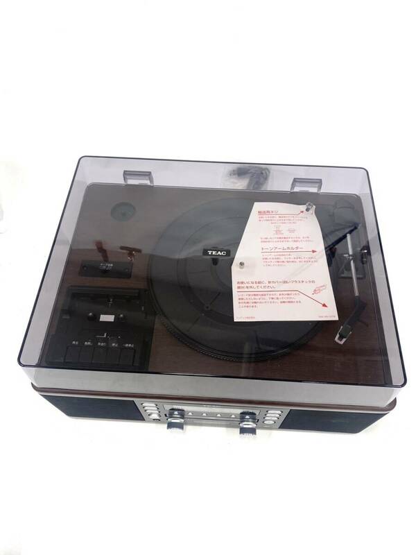 極美品 TEAC ティアック LP-R520 CDレコーダーシステム レコード カセットプレーヤー ターンテーブル 通電確認済 オーディオ機器 mt031801