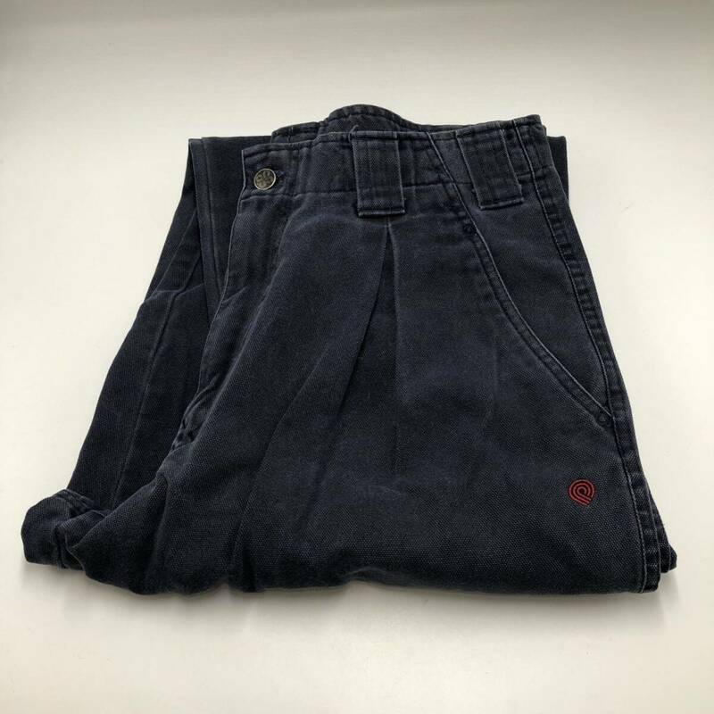 【32】90s Old Powell Peralta Tuck Pants Navy 90年代 パウエル ペラルタ タック パンツ ネイビー USA製 スケート コットン T184