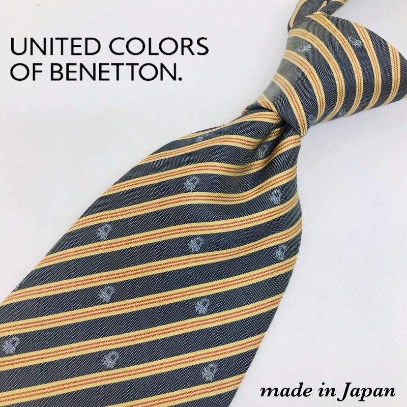 UNITED COLORS OF BENETTON 国産　シルク　レジメ