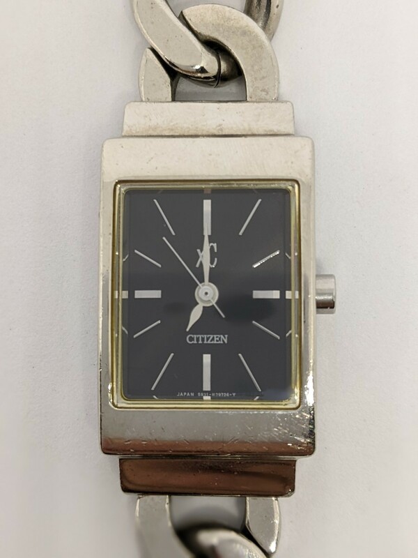 CITIZEN xC 5931-H12522 シチズン クロスシー 腕時計 クオーツ 金属ベルト 中古動作品