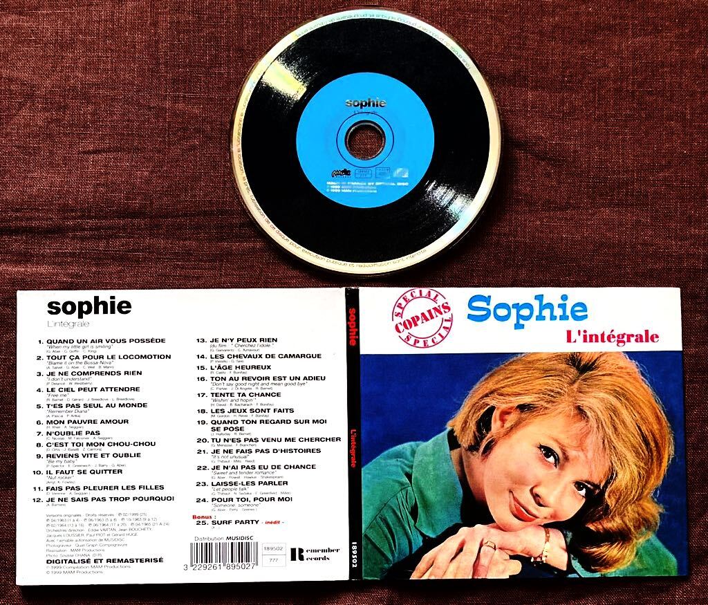 ソフィー/SOPHI/フレンチポップ/60年代サウンド/シングル盤25曲収録/ラウンジ&サバービア/フレンチ・アイドル/レトロ・サウンド/キュート