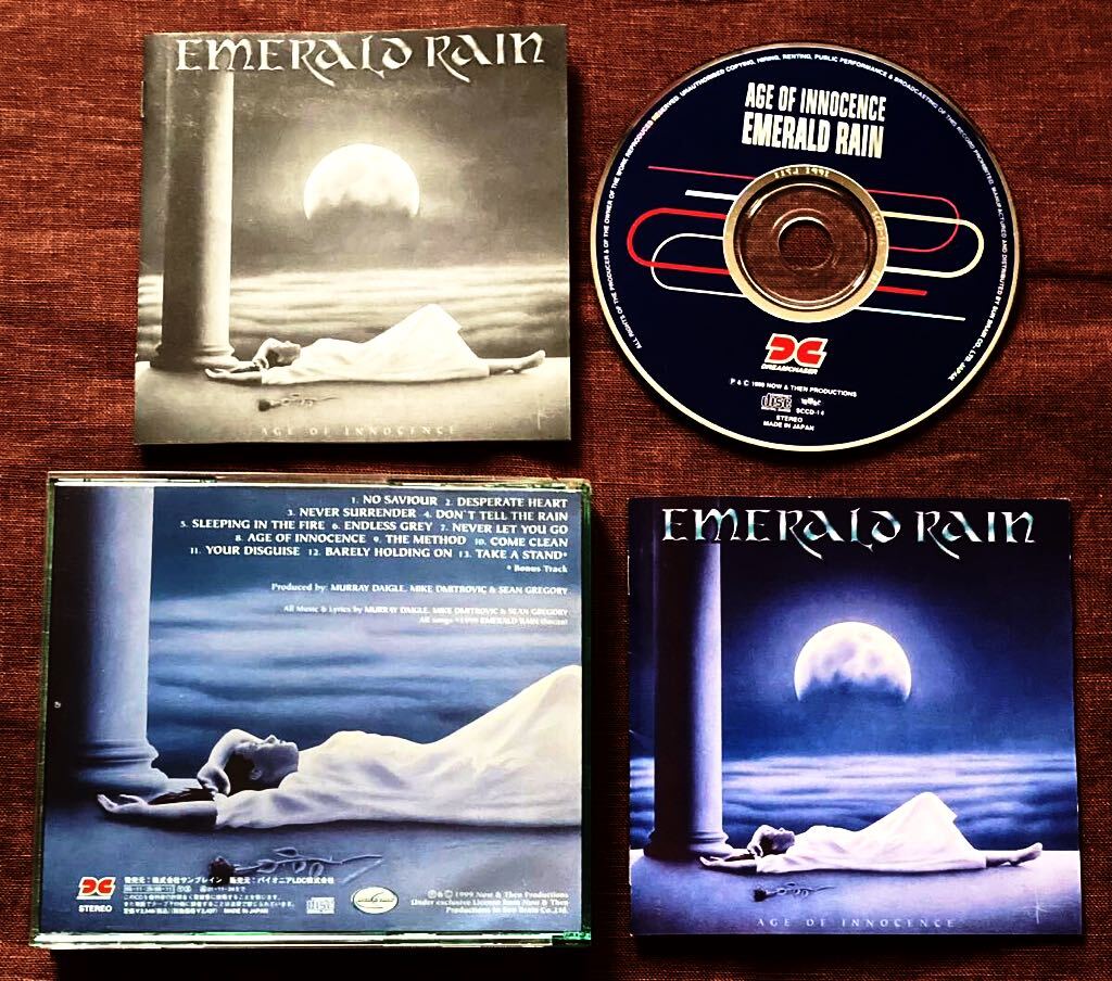 エメラルド・レイン/エイジ・オブ・イノセンス/カナディアン・ハード・ロック/EMERALD RAIN/メロディアス・ハード/1999年