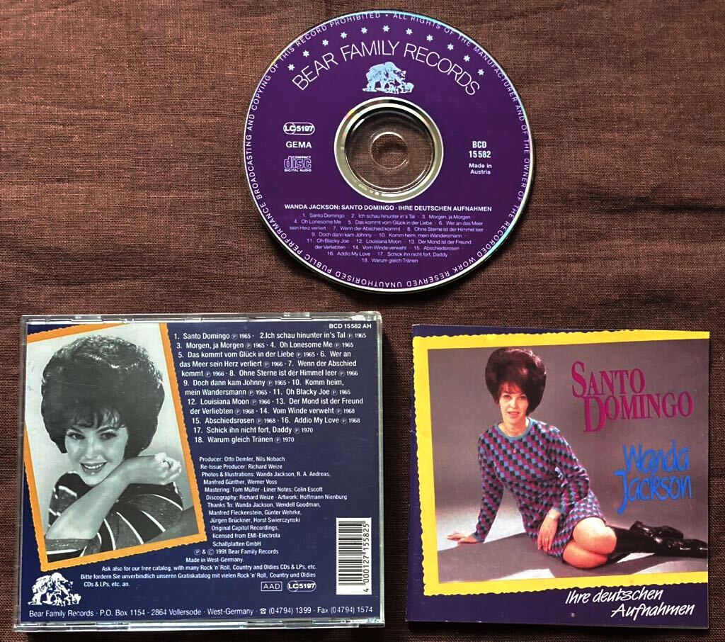 ワンダ・ジャクソン/WANDA JACKSON/ドイツ語名唱曲集/カントリー/ロカビリー/ロックンロール/ゴスペル/アメリカン・ポピュラー名歌手