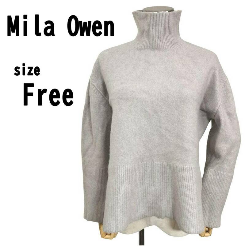 【F】Mila Owen ミラ オーウェン レディース ニット ウール生地