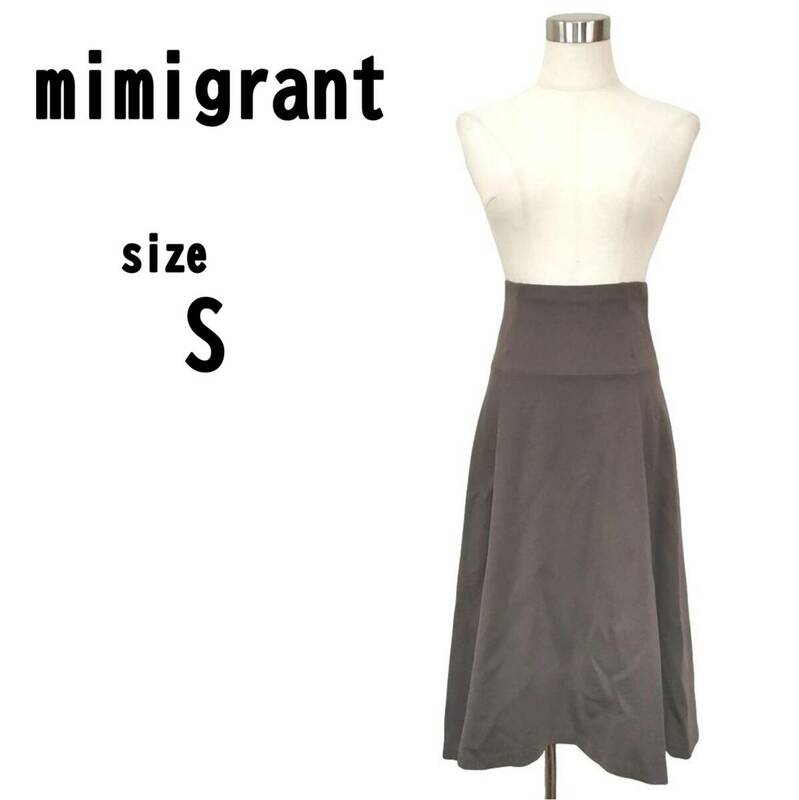 【S】mimigrant ミミグラント レディース スカート チャコールグレー