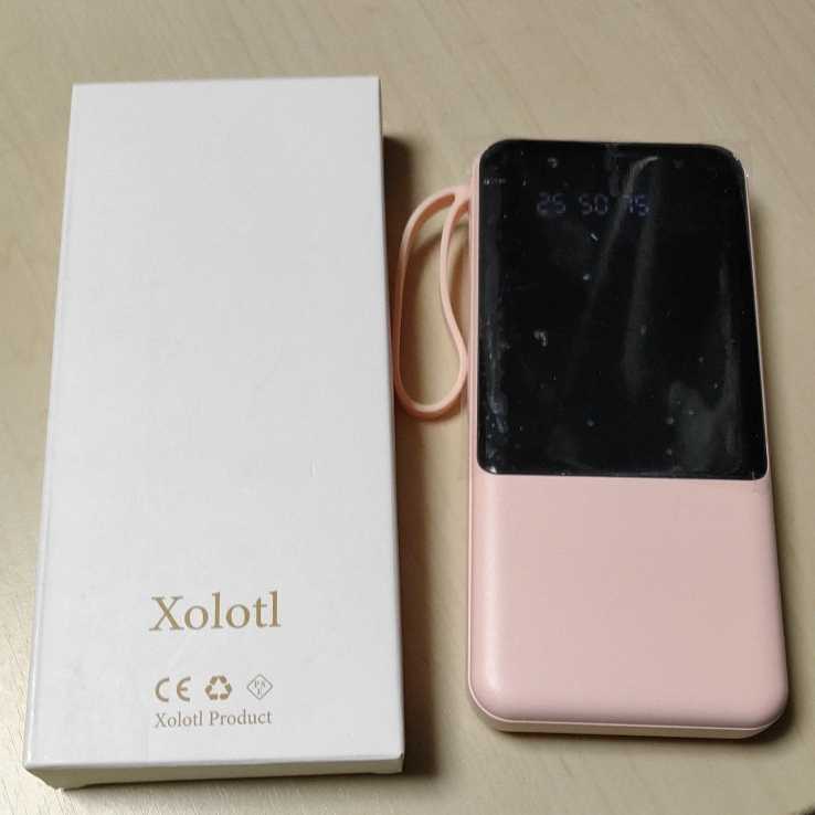 □モバイルバッテリー 30000mAh 小型モバイルバッテリー 急速充電 残電量表示 ピンク