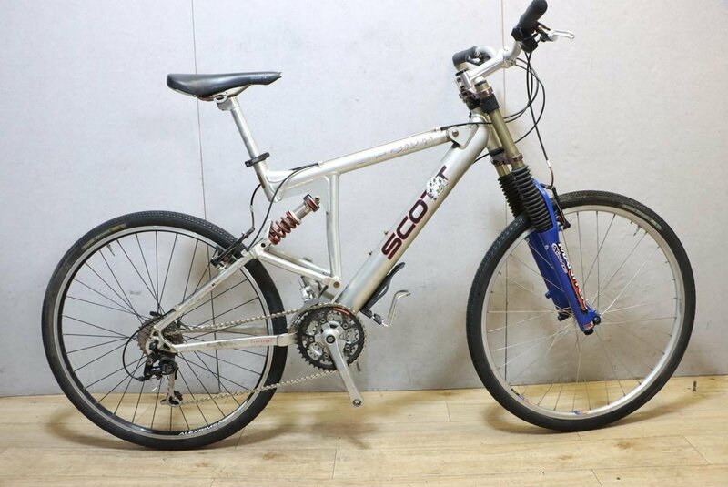 希少車!!■SCOTT スコット GALENA 26インチ フルサス MTB SHIMANO 3X8S サイズS 1998年前後