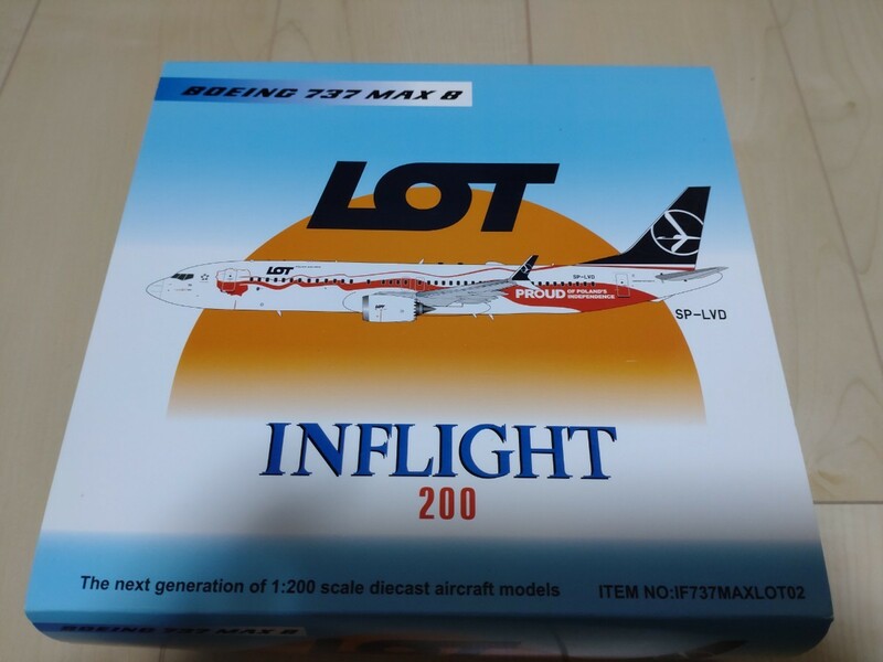 Inflight 1/200 LOT Polish B737 MAX8