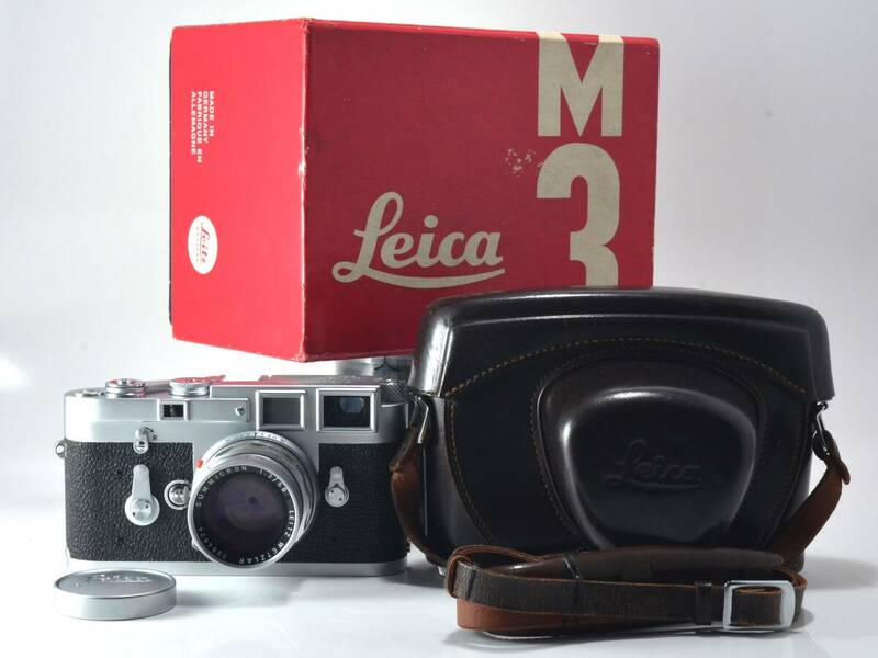 [美品☆超希少元箱付！] Leica (ライカ) M3 シングルストローク / SUMMICRON R 50mm F2 第1世代 後期型 元箱付 整備済 [保証] (52331)