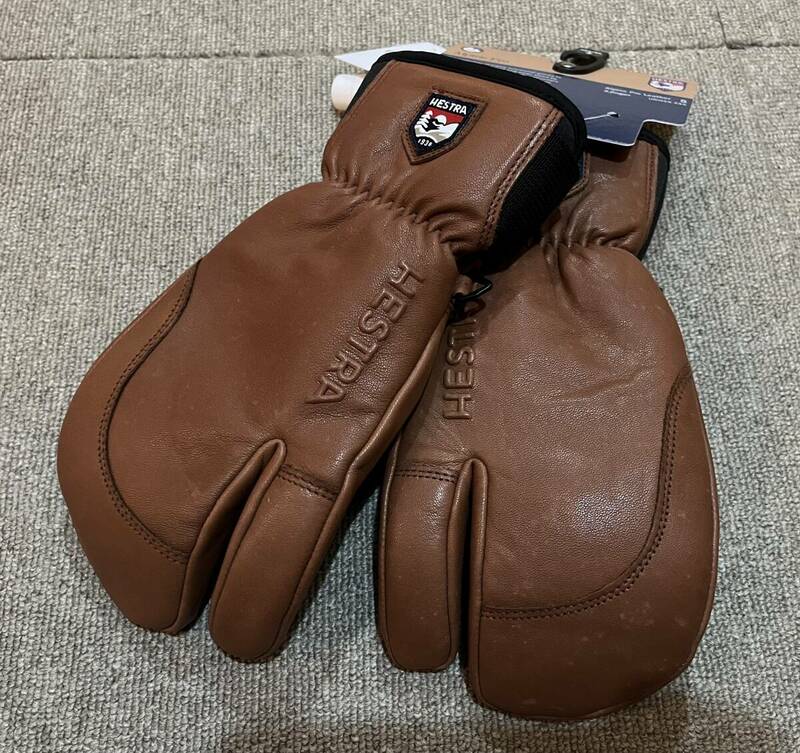 HESTRA ヘストラグローブ　TOPO 3-FINGER サイズ5 新品未使用 3-Finger Full Leather