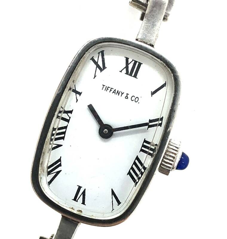 T03/082 TIFFANY&CO ティファニー STARLING スターリング 手巻 腕時計 ブレスレット SV ブランパン