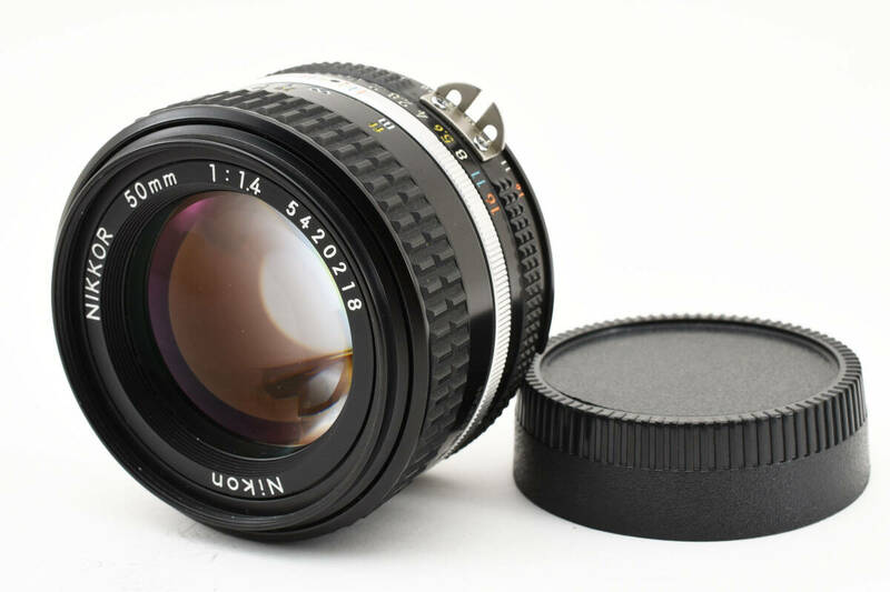 【美品】 ニコン Nikon Ai-S NIKKOR 50mm F1.4 単焦点レンズ マニュアルフォーカス 【動作確認済み】 #5507