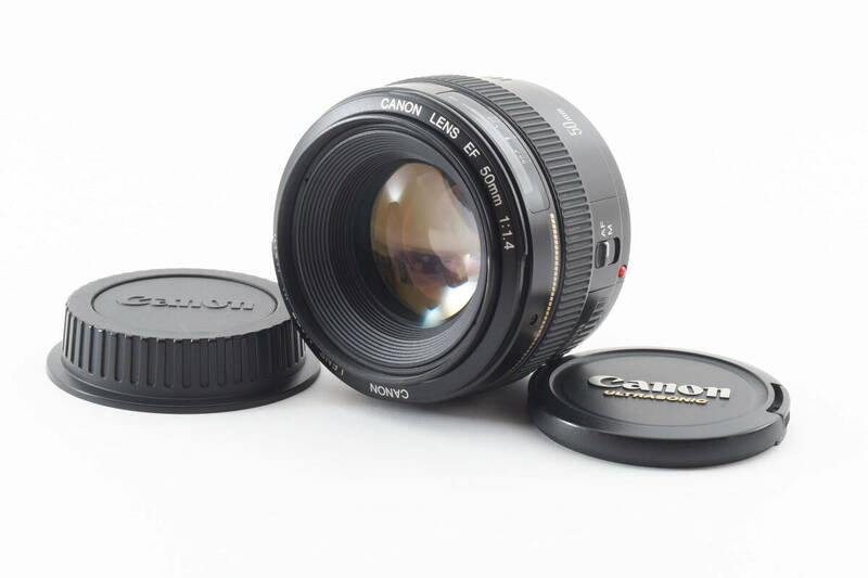 【美品】 Canon キャノン EF50mm F1.4 USM フルサイズ対応 単焦点 レンズ 一眼レフカメラ オートフォーカス #5541