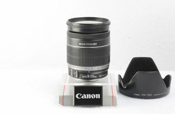 キャノン Canon EF-S 18-200mm F3.5-5.6 IS　#602-051-0307