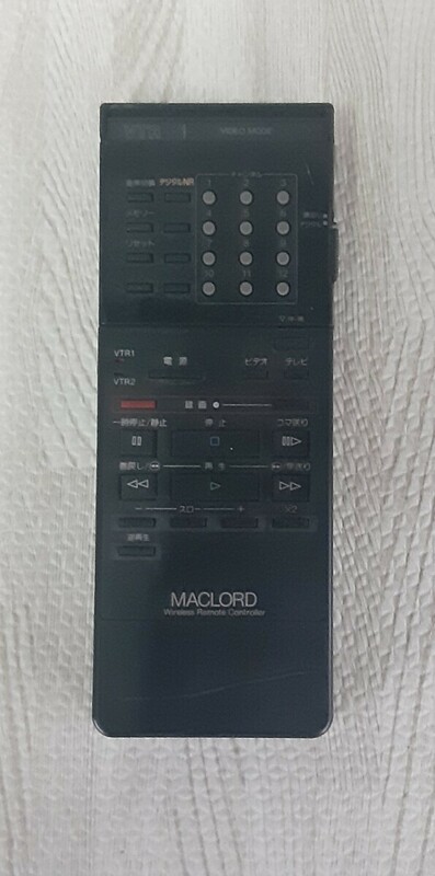 ナショナル MACLORD リモコン VEQ0644 National マックロード 用 松下電器産業 ビデオデッキ 