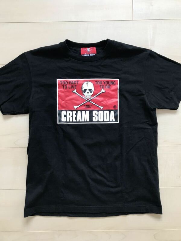 CREAM SODA クリームソーダ スカル ドクロ Tシャツ BLACK CATS ブラック キャッツ ピンクドラゴン PINK DRAGON UNDERCOVER アンダーカバー