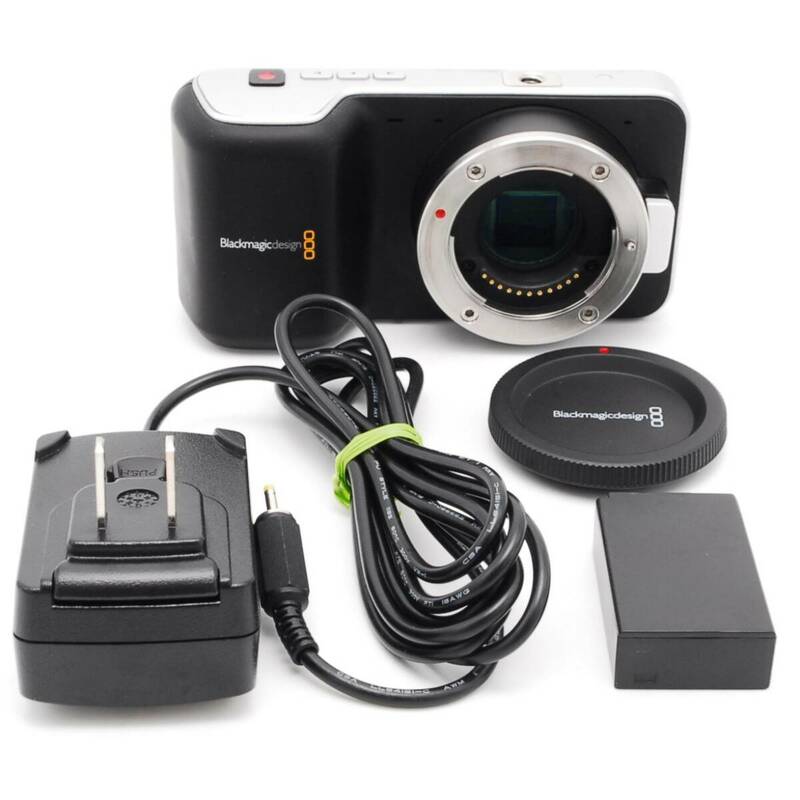 【A30】Blackmagic Design シネマカメラ Blackmagic Pocket Cinema Camera マイクロフォーサーズマウント フルHD対応 3.5インチ