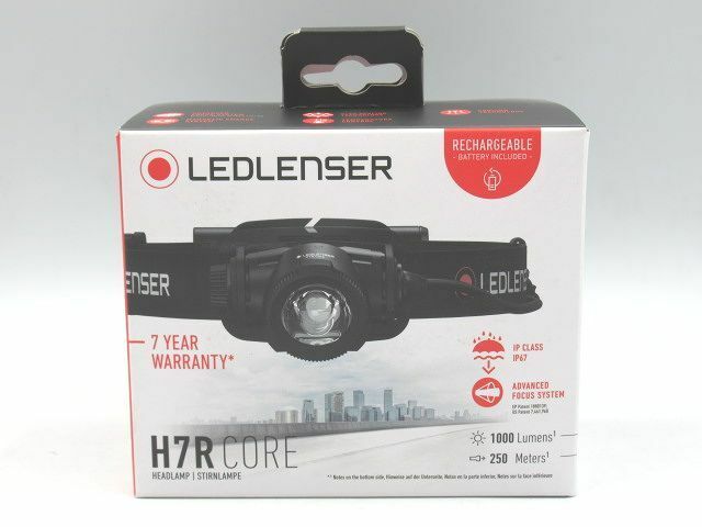 ◆未使用 LEDLENSER レッドレンザー H7R CORE LED 充電式 ヘッドライト USB充電式 明るさ1000ルーメン 懐中電灯 ヘッドランプ◆