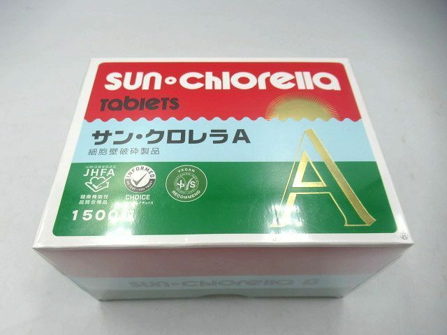 ▲▲未開封品 定価15,120円 SAN・Chlorella Tablets サン・クロレラA 1500粒 賞味期限2025.11 クロレラ食品 細胞壁破砕食品▲▲