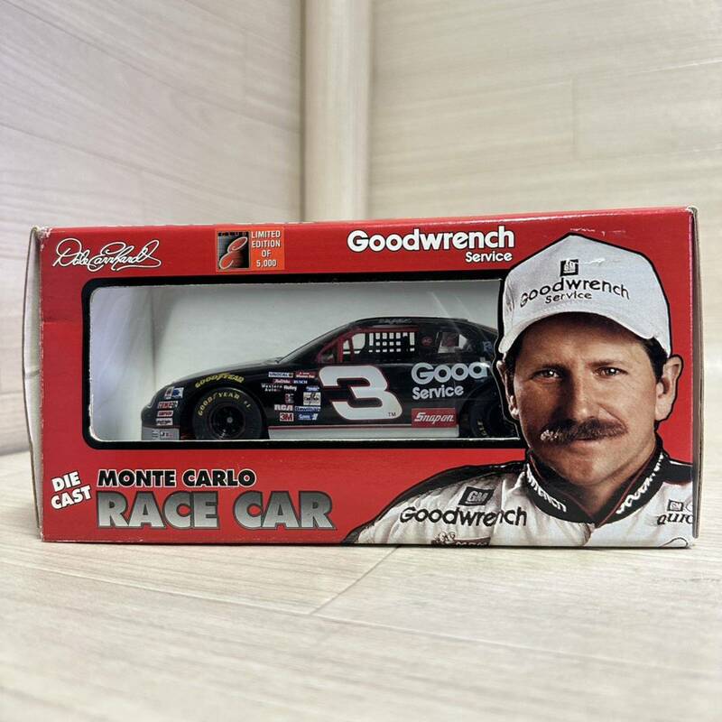 【A0294】未開封品『Brookfield 1995 1/24 Monte Carlo RACE CAR #3 Goodwrench Service』ミニカー レーシングカー