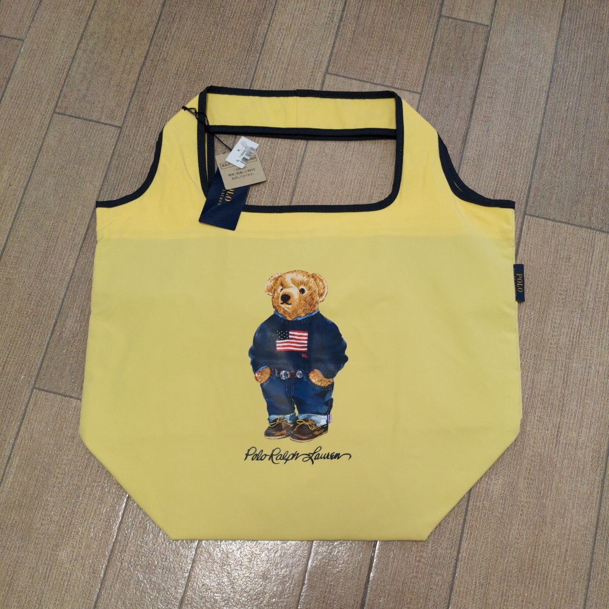 ★新品送料込★ラルフローレン　ポロベア　トートバッグ　イエロー